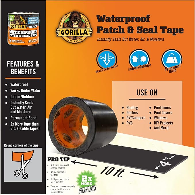 Gorilla Waterproof Patch & Seal Tape - Image 2
