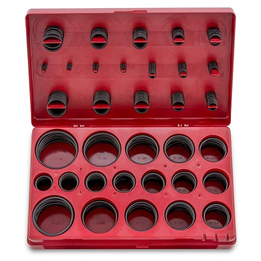 NEIKO 407 Rubber O-Ring Assortment Kit, Buna-N Gasket Sealing Rings and by NeikoTools