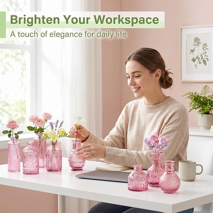 24PCS Mini Bud Vases As Wedding Centerpieces - Image 5