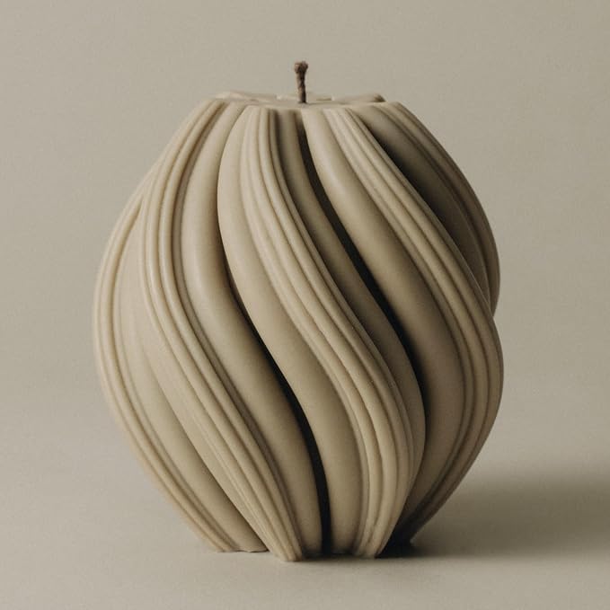 LAWA Swirl Candle by LAWA+Candles