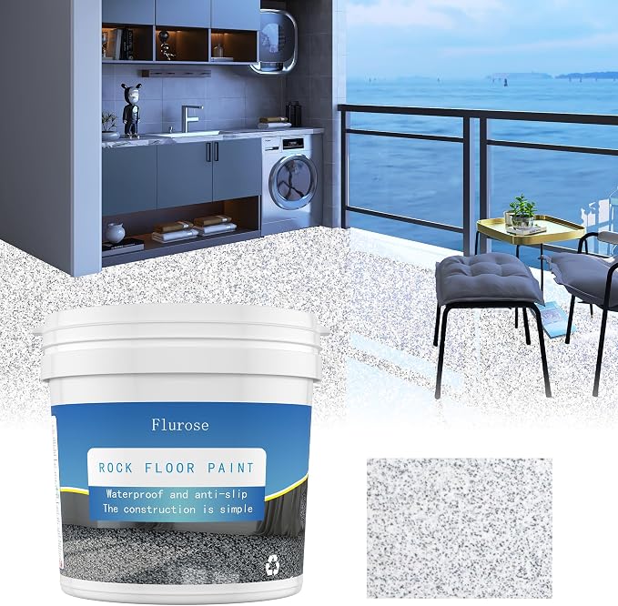 Epoxy Colored Sand Floor Paint, High-Gloss Self-Leveling Epoxy Coating | by Unknown