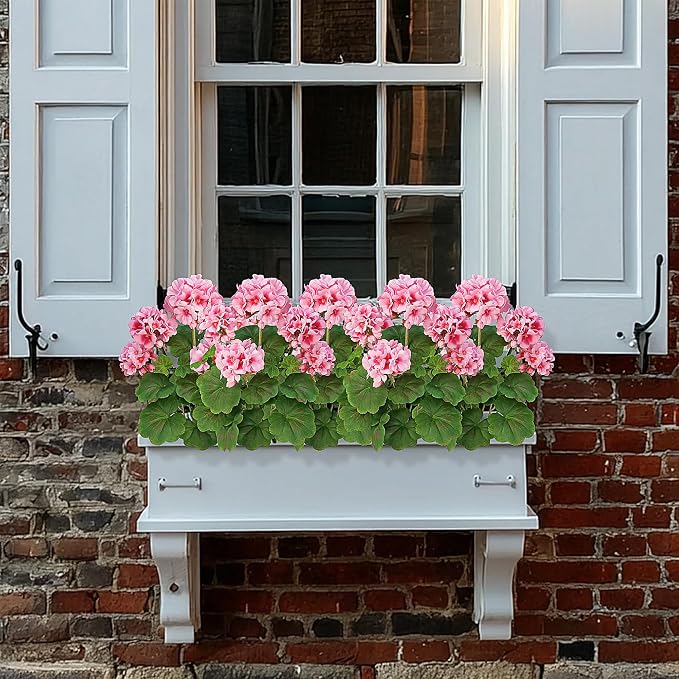 FOREST PRINCE 18"Artificial Geraniums - Image 8