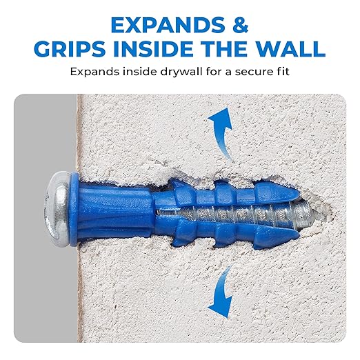 Qualihome Drywall Anchors and Screws Kit - Image 4