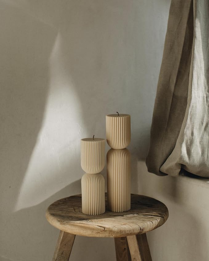 LAWA Hourglass Pillar Candle - Image 5