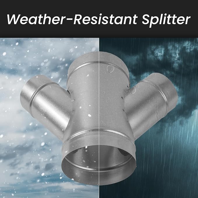 4" Inch W-Shape Ducting Splitter - Image 4