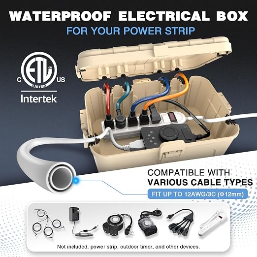 Large Outdoor Electrical Box Waterproof, - Image 2