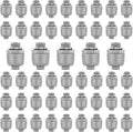 50 PCS 1/2" Liquid Tight Connector NPT Non-Metallic by Unknown