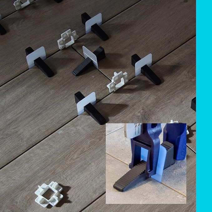 Peygran Tile Leveling System Clip 1 mm 1/32’’ DIY Tiles Leveler Spacers - Image 5