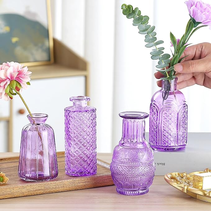 Bud Vases for Centerpieces Wedding, Flower Vases in Bulk for Rustic Home Decor - Image 5