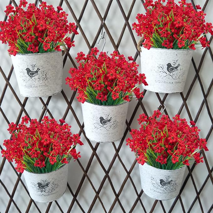 Lnoicy 12 Pcs Artificial Flowers - Image 6