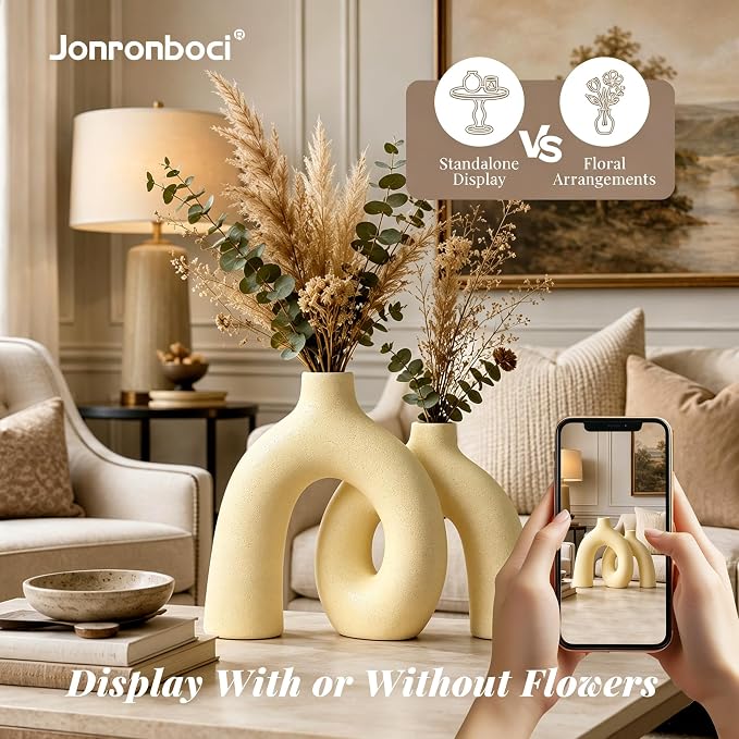 Hug Donut Decorative Vase Set - Image 5