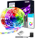 VOLIVO 130FT LED Strip Lights RGB Color Changing | 44-Key IR Remote Control by VOLIVO