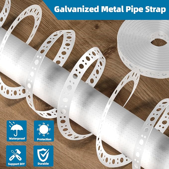 U0U Galvanized Pipe Metal Strapping - Image 6