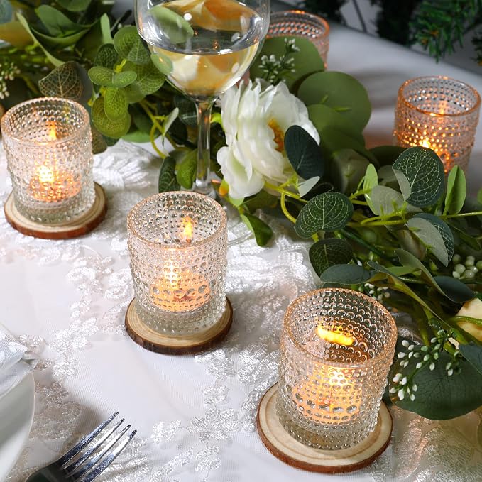 48 Pack Votive Candle Holders, Tea Light Candle Holders - Image 4