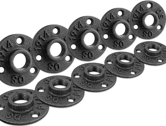 1" Floor Flange, Home TZH Malleable iron Pipe Fittings by HomeTZH