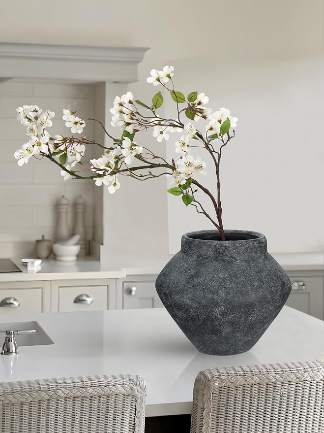 Briful Large Rustic Ceramic Vase - Image 2