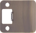 Round Corner Extended Lip Strike Plate, 2-1/4" x 2", Antique Brass by StoneHarborHardware