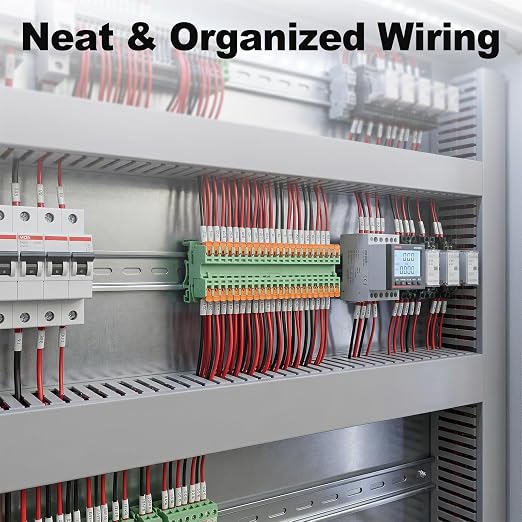 2Pcs DIN Rail Terminal Blocks, 10P Lever Wire Connectors, AWG 24-12 | 10P Lever - Image 6