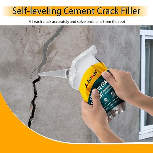 Concrete Crack Filler, High Elasticity Cement Crack Repair Sealant, - Image 2