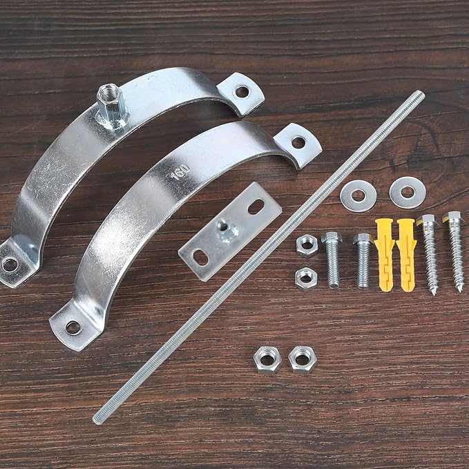 6 1/2 Inch Chimney Pipe Bracket, Wall Support Chimney Pipe Holder, Stove Pipe - Image 4