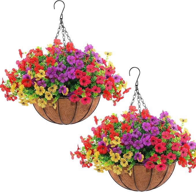 Hananona 2 Set Artificial Outdoor Flowers by HANANONA