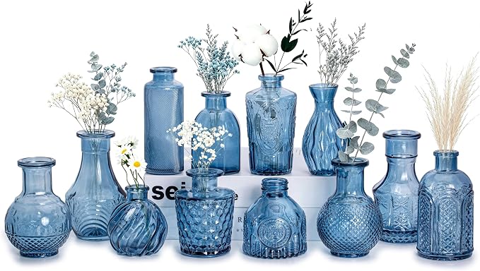 Mini Bud Vases Centerpieces for Tables, Small Flower Vases Suitable for by Unknown