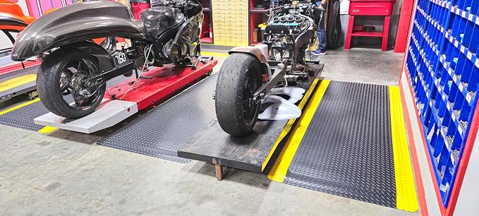 American Classic Diamond Plate Anti-Fatigue Mat – Closed-Cell Polymeric Sponge - Image 4