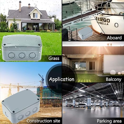 Outdoor Junction Box IP66 Weatherproof Electrical Project PVC/ABS Boxes | - Image 8