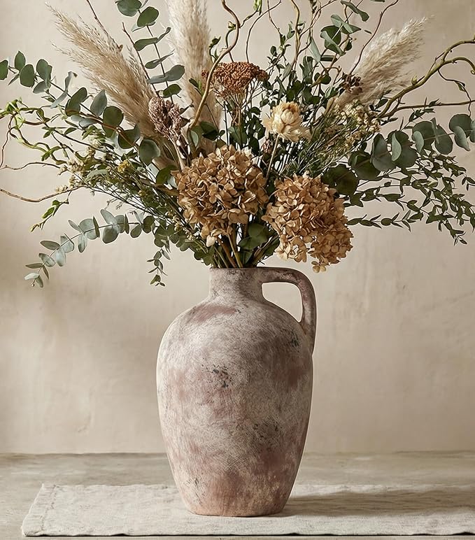Ceramic Flower Vase with Handles by dreamloom