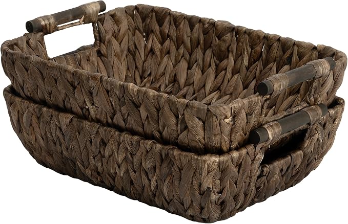 StorageWorks Wicker Storage Basket, Organizing Baskets by StorageWorks