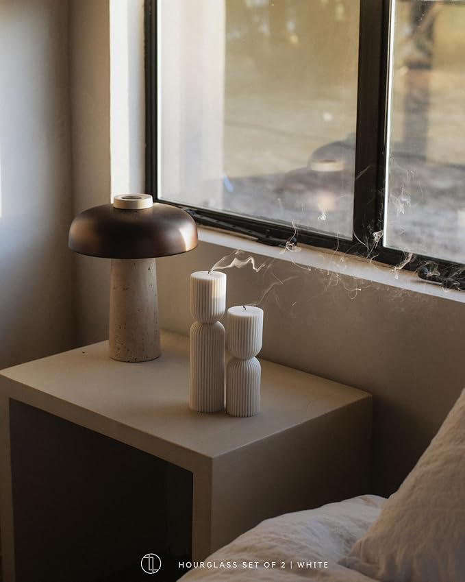 LAWA Hourglass Pillar Candle - Image 2