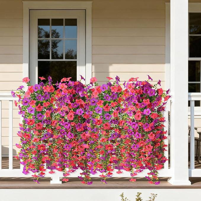 INQCMY Artificial Fake Flowers Plants - Image 4