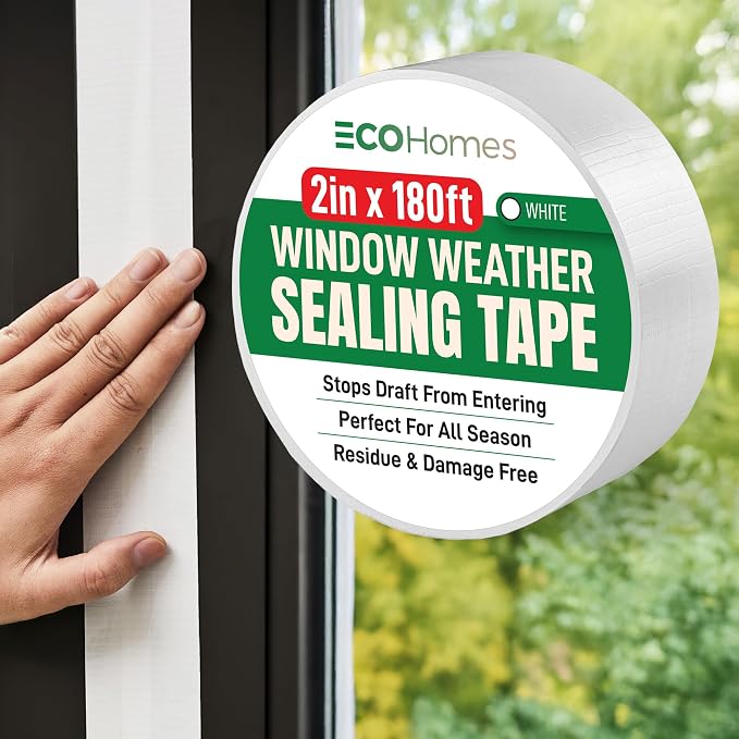 ECOHomes Window Weather Sealing Tape | Weather Stripping Tape, To Stop Drafts by ECOHomes
