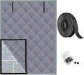 3-Layer Winter Insulated Window Cover, Thermal Insulated Window Blanket | 63 x by Nkiy+Quen