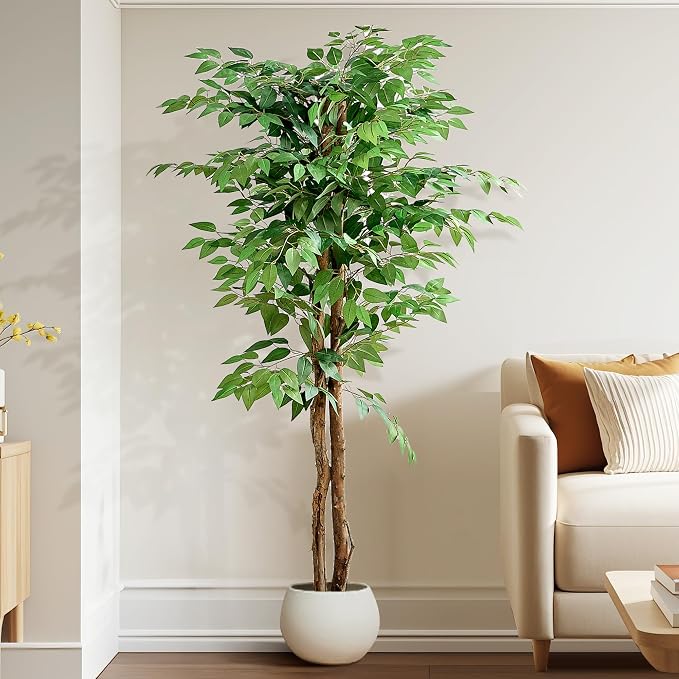 VECELO Artificial Ficus Tree - Image 6