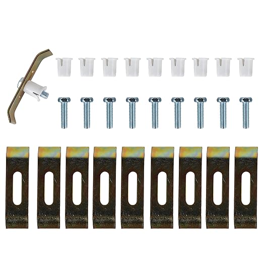 Undermount Sink Clips, Undermount Sink Brackets 10 Pack Kit by Rhbamoa