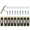 Undermount Sink Clips, Undermount Sink Brackets 10 Pack Kit by Rhbamoa