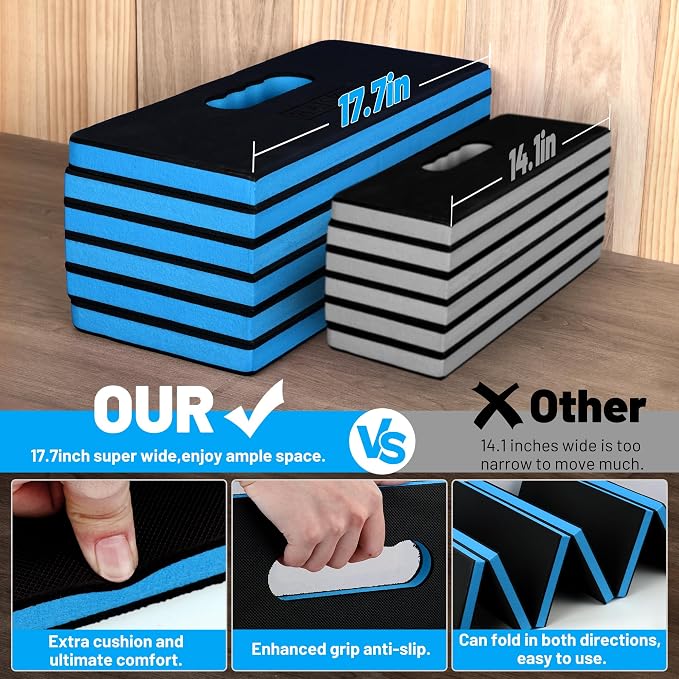Foldable Mechanic Mat Kneeling Pad, 0.9" Extra Thick EVA Foam - Image 4