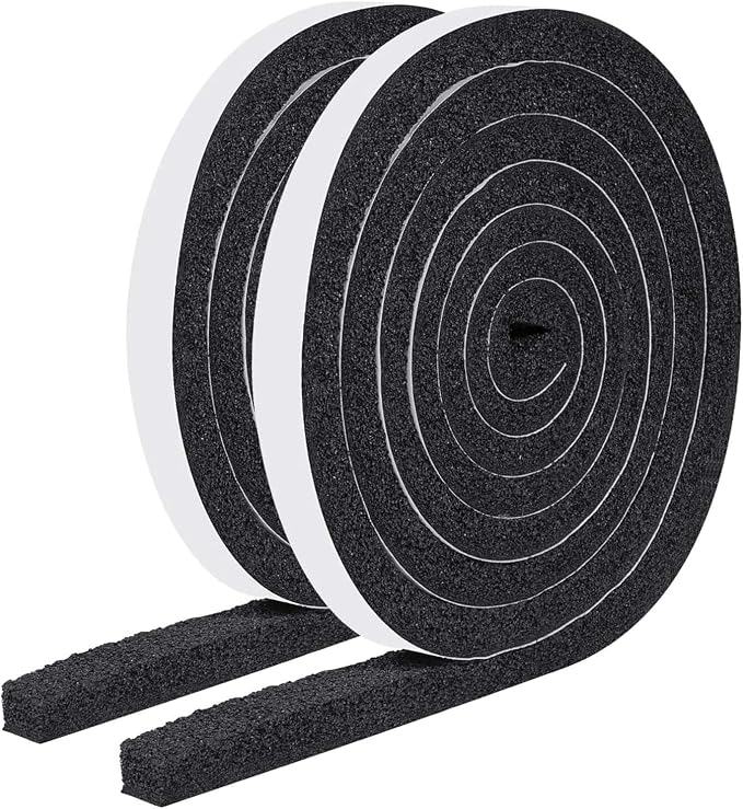 MAGZO Foam Weather Stripping Door Seal 1/2 Inch W x 1/2 Inch T x 13 FT | Foam by MAGZO