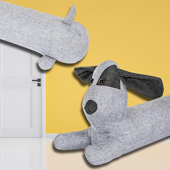 Dog Under Door Draft Stopper Heavy Duty, 3LB 36 Inch Decorative Fabric Door - Image 3