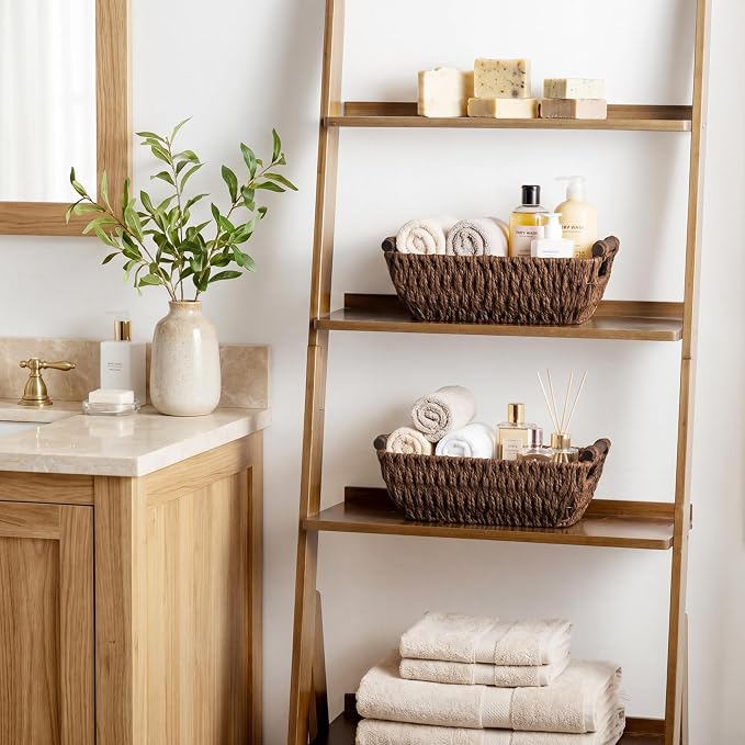 StorageWorks Small Baskets for Organizing, Woven Basket for Shelves | Wicker - Image 2