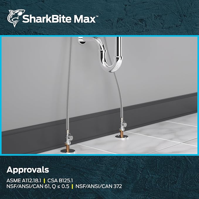 SharkBite Max 30 In. Stainless Steel Braided Faucet Connector - Image 6