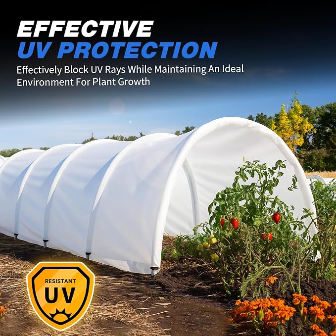 White Plastic Sheeting, 10 Mil 10' x 25', Crawl Space Vapor Barrier, Plastic - Image 5
