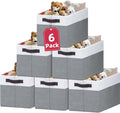 6 Pack Clothes Bins for Organization by Criusia
