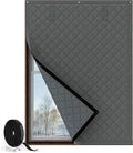 Augblinds Thermal Insulated Window Cover, Curtain Size 34 x 74 Inch, Quilted by Augblinds