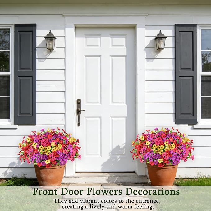 16PCS UV Resistant Artificial Flowers - Image 3