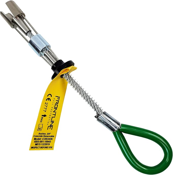 Frontline COB345K Reusable 5K Concrete and Steel Anchor Bolt | Removable by FRONTLINEFALLPROTECTION