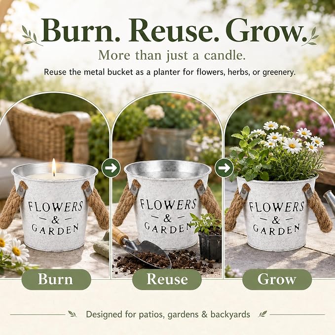Citronella Candles Outdoor, 50oz Citronella Candle - Image 3