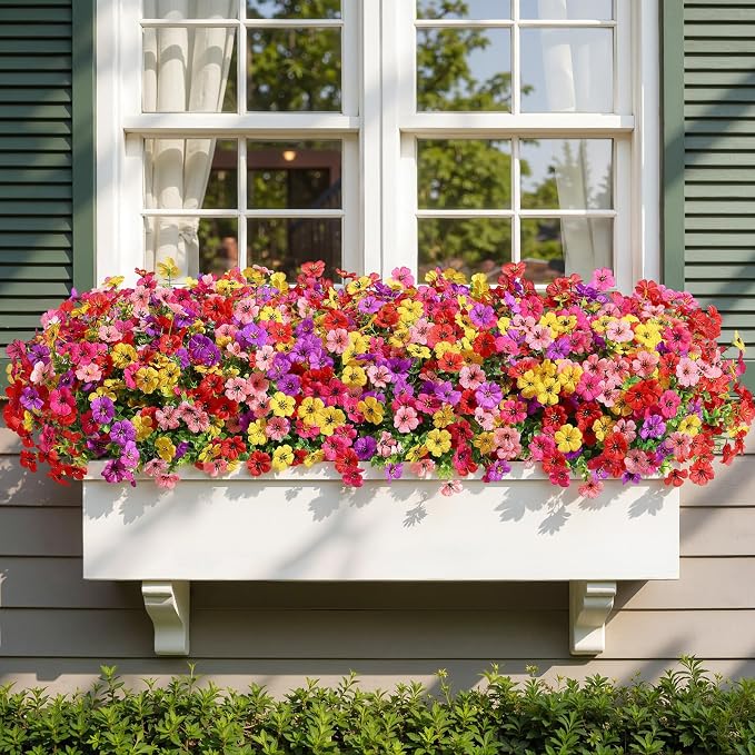 Alupssuc 48 Bundles Artificial Daisy Flowers UV Resistant - Image 7