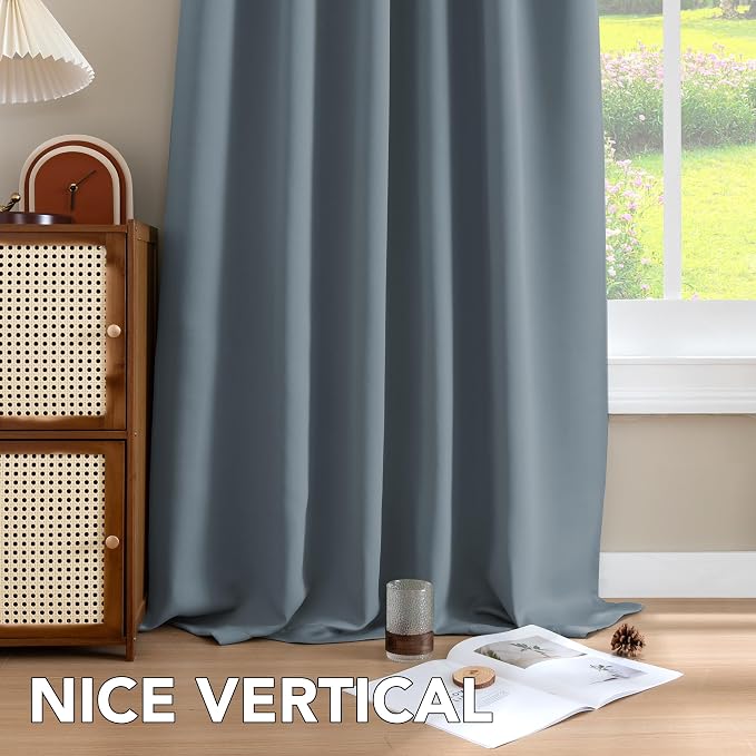 H.VERSAILTEX Blackout Curtains Thermal Insulated Window Treatment Panels Room - Image 8